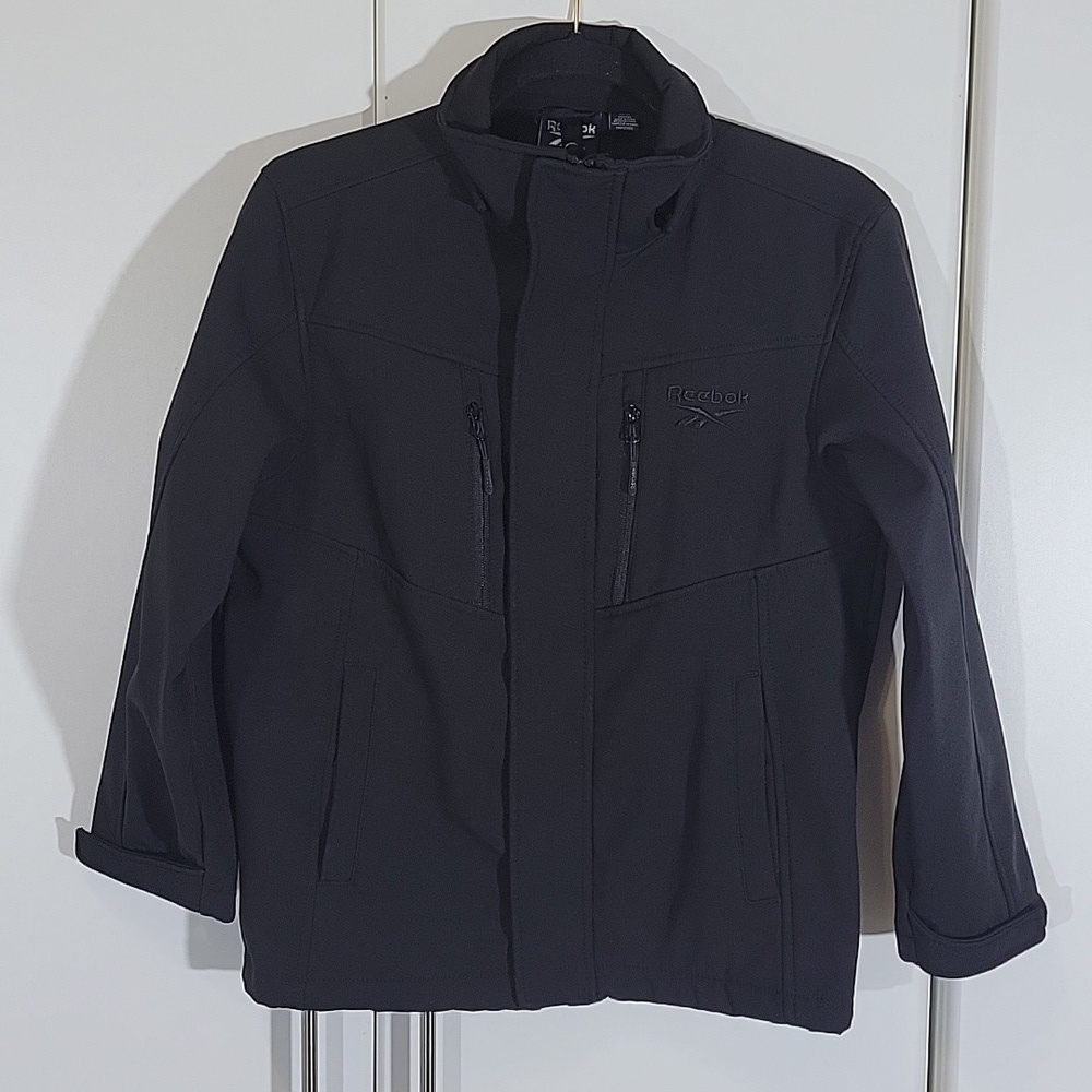 Reebok Jacket Kids Size Medium Black